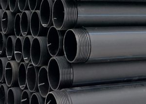 HDPE casing pipes for threaded wells